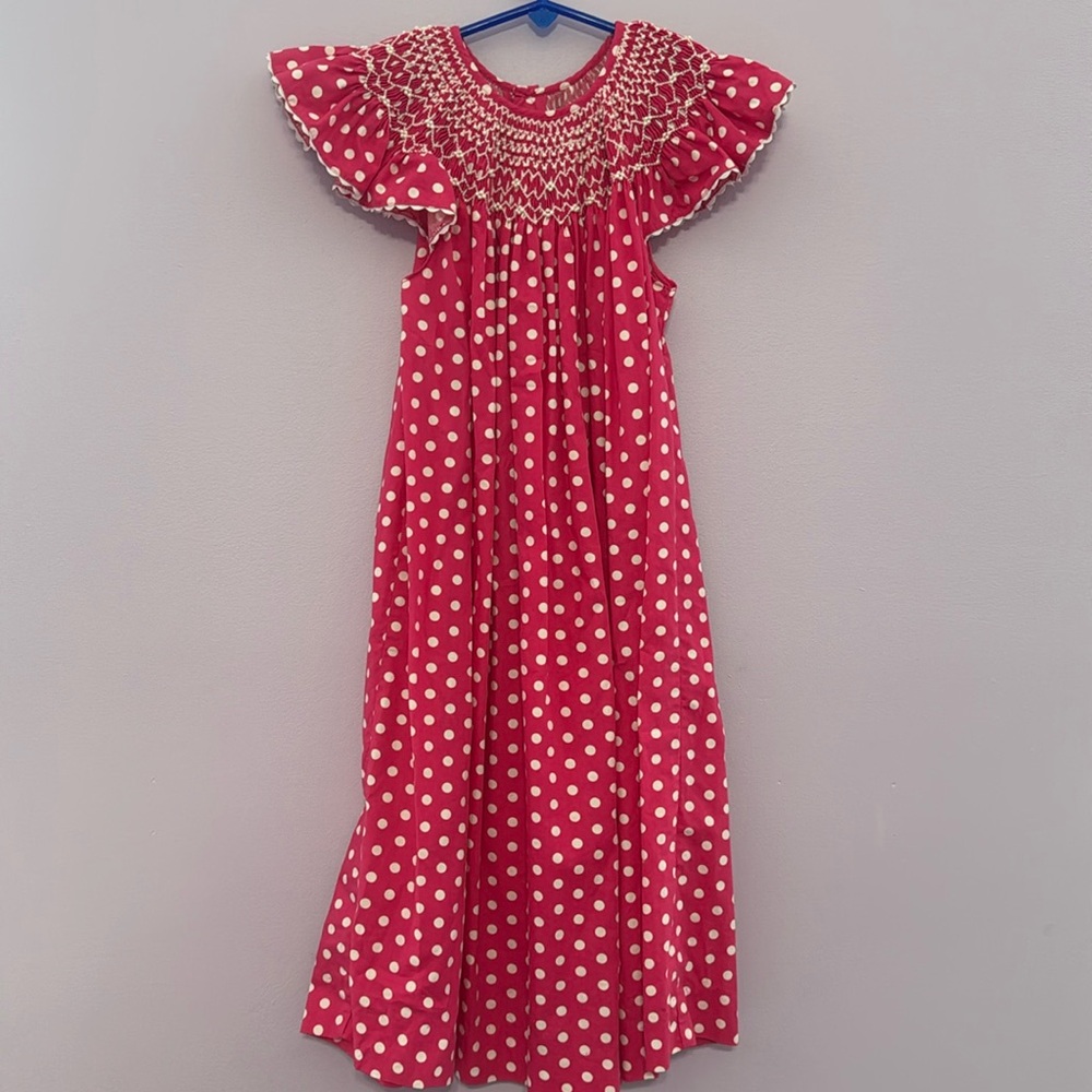 Mom & Me girls smocked dress size 6